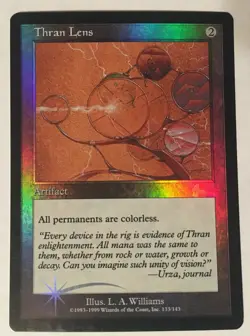 1X THRAN LENS FOIL / SP / URZA'S LEGACY / REAL PICS / WRONGWAY052 - Image 1
