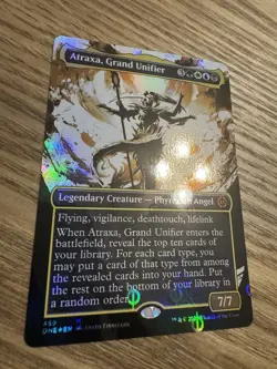 Atraxa, Grand Unifier (Step-and-Compleat Foil) Phyrexia: All Will Be One Foil - Image 1