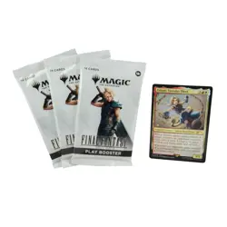 Magic: The Gathering Final Fantasy Play Pack w/ 3 Booster Packs & Promo SEALED - Image 3