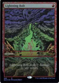 MTG Lightning Bolt (86) | NM Foil | Secret Lair Mountain, Go {SLD} - Image 2