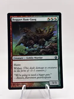 Boggart Ram-Gang 13/34 Foil Premium Deck Series: Fire & Lightning MTG MP - Image 1