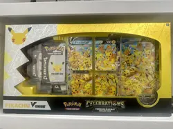 Pokemon Celebrations 25th Anniversary Pikachu V-union Premium Playmat Collection - Image 1
