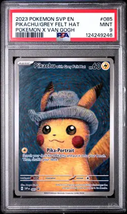 PSA 9 PIKACHU VAN GOGH 085 | SVP Promo Graded Pokemon Card - Image 1