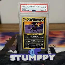 PSA 10 UMBREON 197 | Neo 2 Japanese Promo Graded Pokemon Card - Image 1