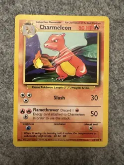 Pokemon TCG Charmeleon Base Set, Unlimited Uncommon - Image 1