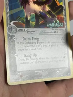 Pokemon EX Delta Species Mightyena Stamped 2005 Reverse Holo 24/113 - Image 4