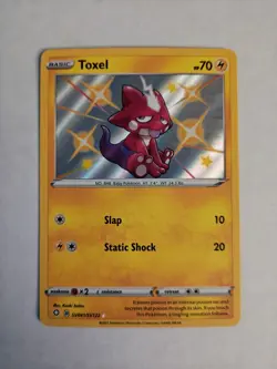 Pokemon Toxel Shiny Holo Rare Shining Fates: Shiny Vault SV041/SV122 NM - Image 1