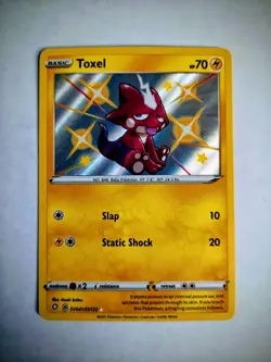 Pokemon Toxel Shiny Holo Rare Shining Fates: Shiny Vault SV041/SV122 NM - Image 2