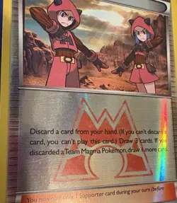 Team Magma Grunt 1 Reverse Holo 1 Reg 30/34 Double Crisis Pokemon LP - Image 2