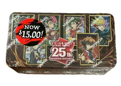 Yu-Gi-Oh! 25th Anniversary Tin Dueling Heroes 1st Edition English Factory Sealed - Image 1