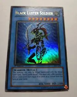 2004 YU-GI-Oh! Yugi Evolution Black Luster Soldier 1st Ed SYE-024 Ultra Rare HP - Image 1