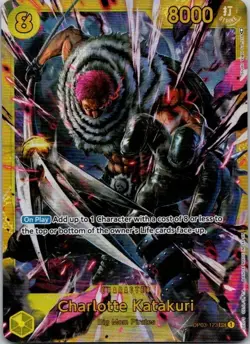 Charlotte Katakuri SEC - OP03-123 - One Piece TCG - NM Card Pillars Of Strength! - Image 1