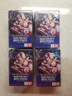 Lot of (4) One-Piece Double Pack Set Vol. 9 The Azure Sea's Seven OP14 Sealed - Image 1