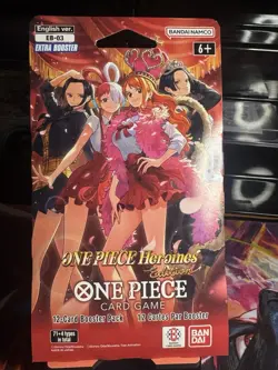 ONE PIECE Heroines Edition EB-03 Sleeved Booster Pack Bandai - NEW SEALED - Image 1