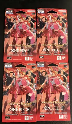One Piece TCG Heroines Edition EB-03 Sleeved Booster Pack - Lot Of 4 - Image 1