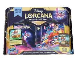 Disney Lorcana Azurite Sea Stitch Collector's Gift Set NEW Sealed Shelf Wear - Image 1