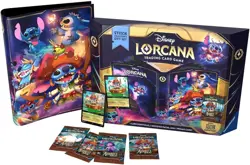 Disney Lorcana Azurite Sea Stitch Collector's Gift Set NEW Sealed Shelf Wear - Image 2