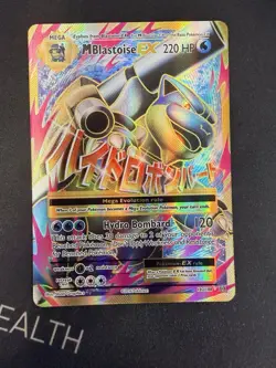 Pokemon XY Evolutions Holo Ultra Rare Card M Blastoise EX Full Art 102/108 NM - Image 1
