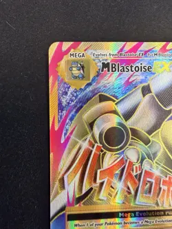 Pokemon XY Evolutions Holo Ultra Rare Card M Blastoise EX Full Art 102/108 NM - Image 3
