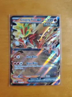 Pokemon Temporal Forces Gouging Fire EX Ultra Rare Card 038/162 NM - Image 1
