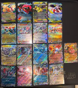 Pokemon Ascended Heroes Double Rare EX Card Lot (17) Dragonite Feraligatr frosla - Image 1