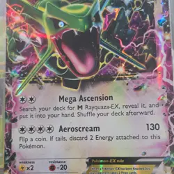 Pokemon The Pokemon Company Rayquaza EX XY66 XY Holo Promo Dragon HP170 Card - Image 1