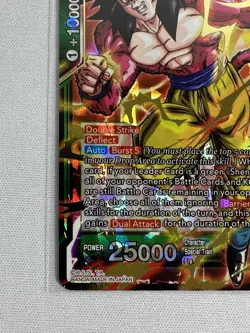 Twin Onslaught SS4 Son Goku NM BT5-055 SR Foil Dragon Ball Super Card Game - Image 2