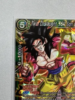 Twin Onslaught SS4 Son Goku NM BT5-055 SR Foil Dragon Ball Super Card Game - Image 5
