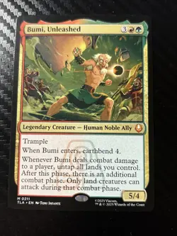 Bumi, Unleashed - Avatar: The Last Airbender MTG 211 Regular NM - Image 1