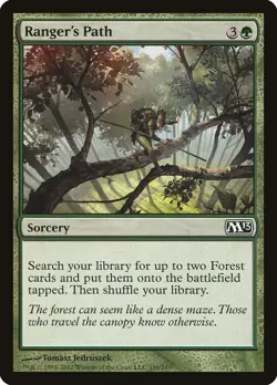 Ranger's Path 1x MtG m13 Core Edition SP/NM - Image 1