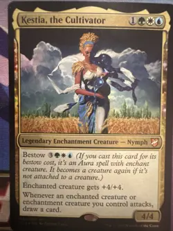 Kestia, the Cultivator #42 (Foil) (NM) Commander 2018 C18 Magic MTG - Image 1
