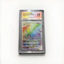 Pokemon Brilliant Stars Charizard VSTAR Rainbow 174/172 ACE10 **PERFECT** - Image 1