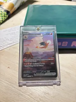 Pokemon Charizard EX Holo TCG Card 199/165 Scarlet & Violet 151 Series - Image 3