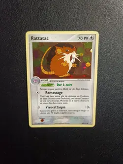 Carte Pokemon RATTATAC 48/112 Reverse EX Rouge Feu & Vert Feuille FR NM - Image 1
