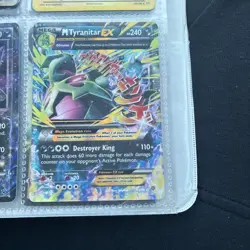 Pokemon M Tyranitar EX Card 43/98 XY-Ancient Origins Holo, Near Mint Condition - Image 1