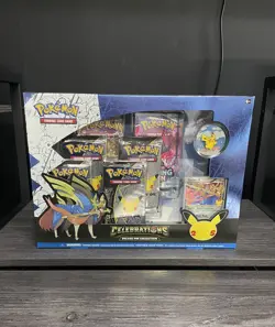 Pokemon 25th Anniversary Celebrations Zacian Promo Deluxe Pin Collection SEALED - Image 1