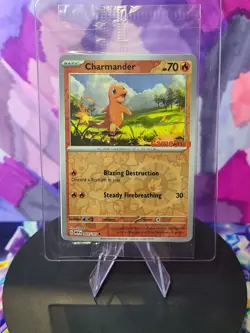 Pokemon - Charmander 004/165 (GameStop Exclusive) Sealed Promo Holo NM/Mint - Image 1