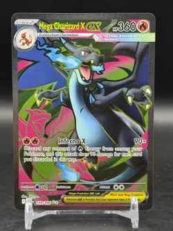 Pokemon Mega Charizard X ex 109/094 Phantasmal Flames Ultra Rare Full Art NM - Image 1