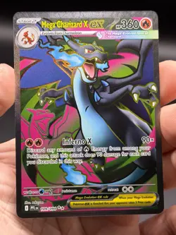 Pokemon Mega Charizard X ex 109/094 Phantasmal Flames Ultra Rare Full Art NM - Image 3