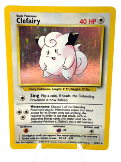 Clefairy 5/102 - Base Set - Holo - Pokemon - LP - Image 1