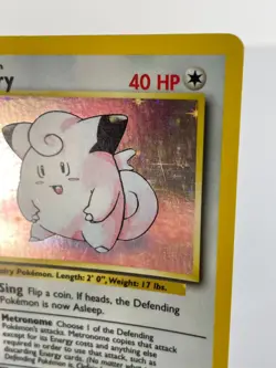 Clefairy 5/102 - Base Set - Holo - Pokemon - LP - Image 3