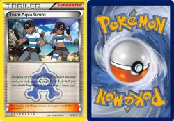 Team Aqua Grunt 26/34 Uncommon Double Crisis Pokemon LP - Image 3