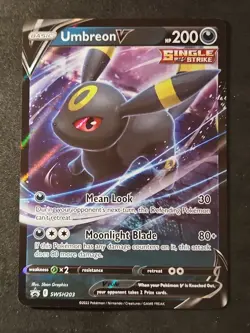Umbreon V 2019 Pokemon SWSH Black Star Promo SWSH203 NM (1C) - Image 1