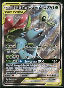 Celebi & Venusaur GX #SM167 SM Promos Pokemon (1B) - Image 1