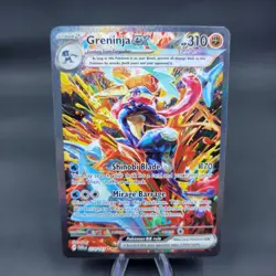 Pokemon TCG Greninja Ex 214/167 Special Illustration Rare Twilight Masquerade NM - Image 1