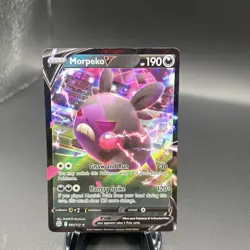 2022 Pokemon Brilliant Stars Morpeko V 095/172 NM - Image 1