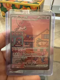 Pokemon TCG Mew EX 053 Holo Black Star Promo Scarlet & Violet 151 Sealed Mint ! - Image 3