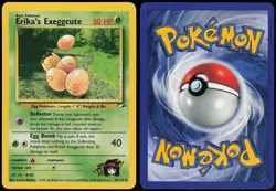 Erika's Exeggcute 43/132 Gym Heroes Uncommon Pokemon Card - LP - Image 3