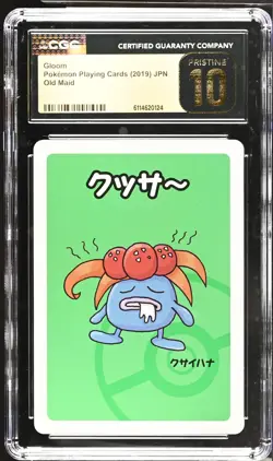 Gloom CGC 10 Pristine 2019 Old Maid Pokemon Playing Cards Japanese - Image 1