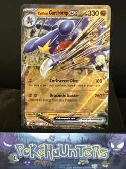 Pokemon Card Cynthias Garchomp ex 104/182 Destined Rivals Ultra Rare Near Mint - Image 1